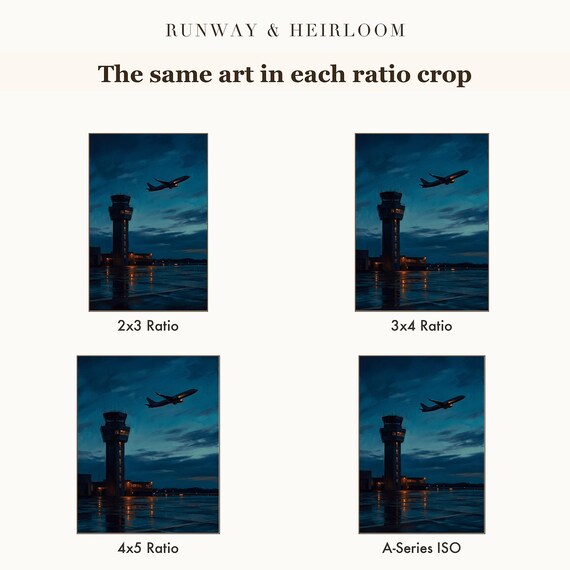 Tower and Departure Print — view 6