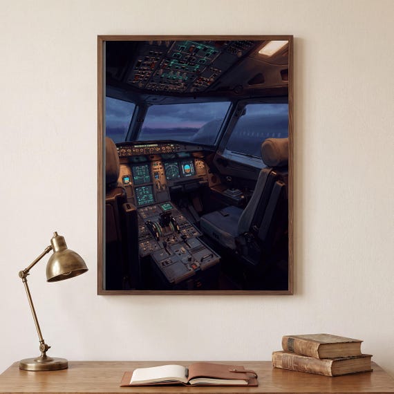 Night Flight Deck Print — view 2