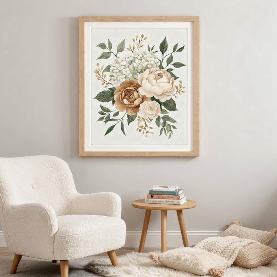 Floral Nursery Wall Art — view 3