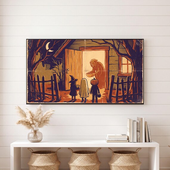 Halloween Parade Samsung Frame TV Art — view 6