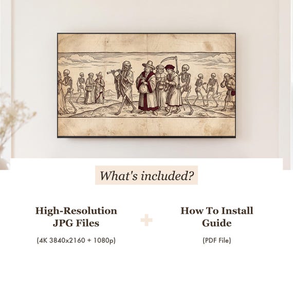 Skeletons and Merchants Samsung Frame TV Art — view 4