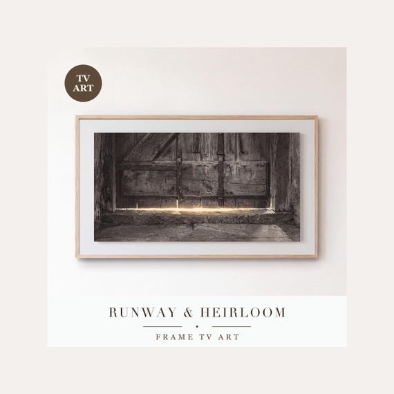 Thin Line of Light Frame TV Art, Samsung Frame TV Art Tonal Light and Shadow Study, Eerie Minim…