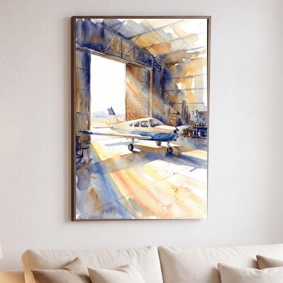 Open Hangar Morning Print — view 5