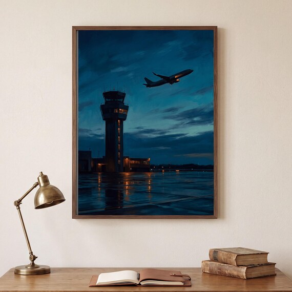 Tower and Departure Print — view 2