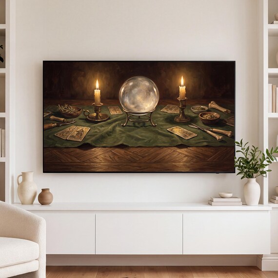 Crystal Ball Samsung Frame TV Art — view 3