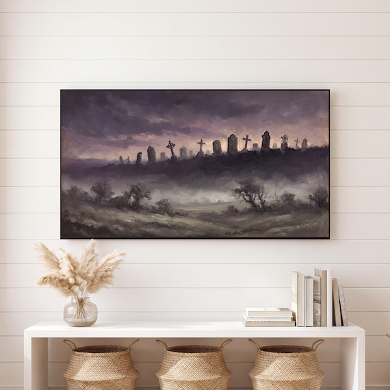 Cemetery Hill at Dusk Samsung Frame TV Art — view 6