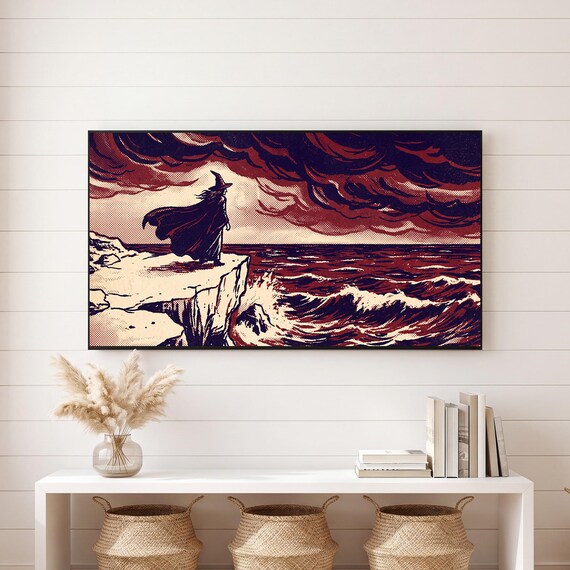Witch and Moon Samsung Frame TV Art — view 6