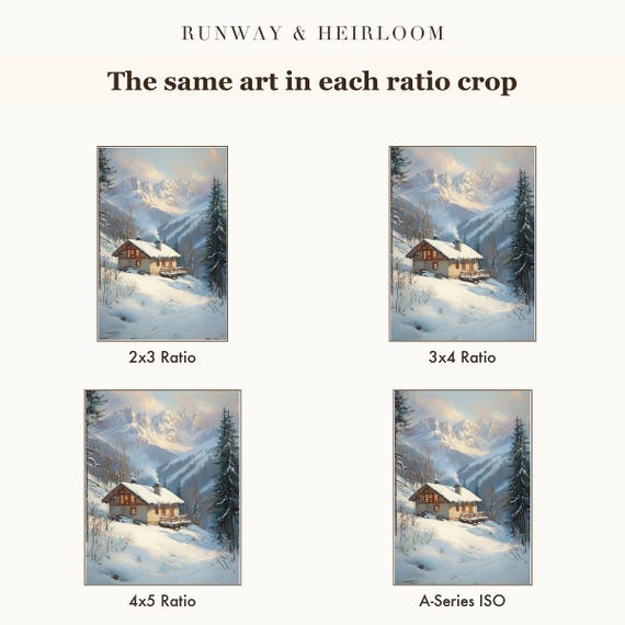 Alpine Chalet Antique Oil Painting — view 6