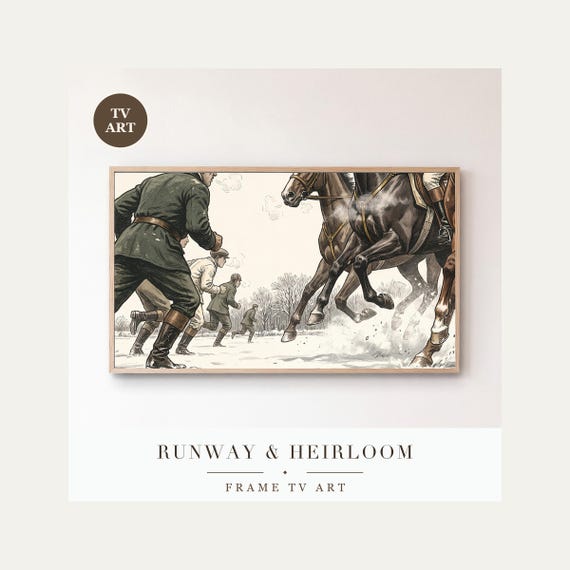 Runners and Hooves Samsung Frame TV Art