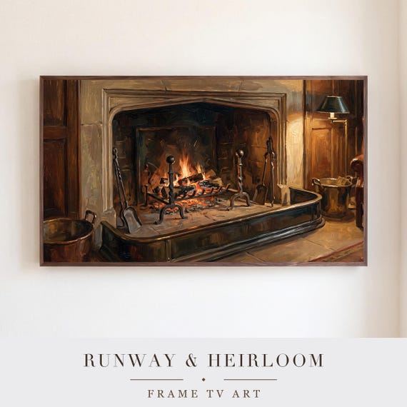 Christmas Hearth Samsung Frame TV Art — view 5