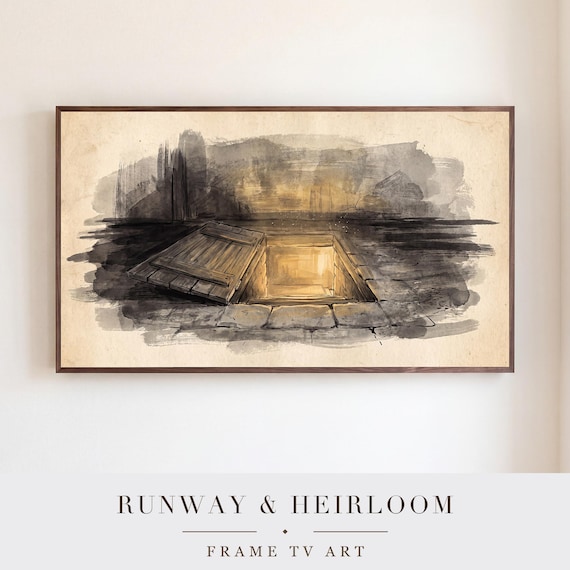 Open Cellar Door Samsung Frame TV Art — view 5