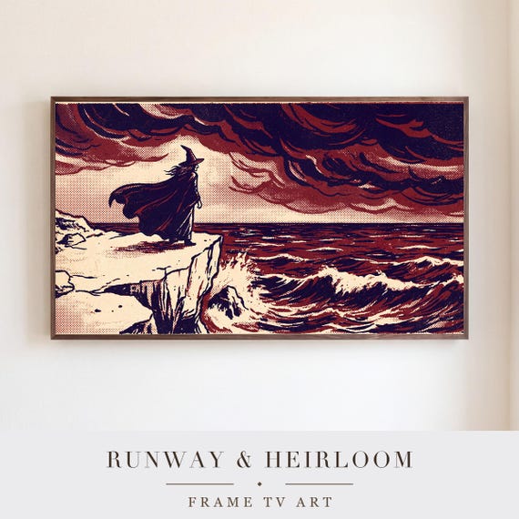 Witch and Moon Samsung Frame TV Art — view 5