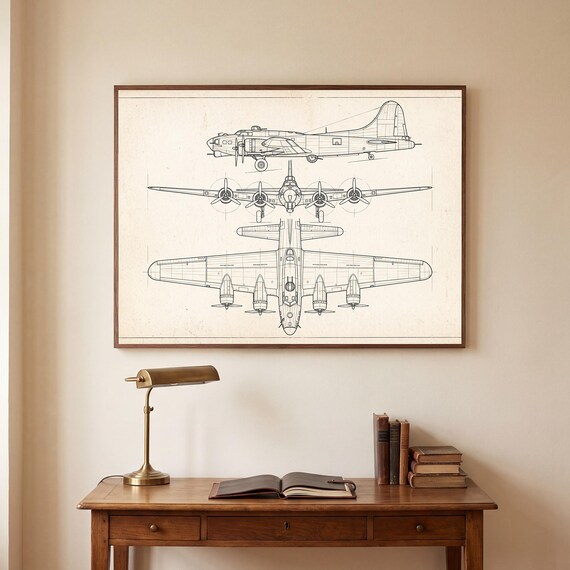 Bomber Blueprint Set of 3 — view 5