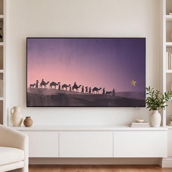Magi Caravan Samsung Frame TV Art — view 3