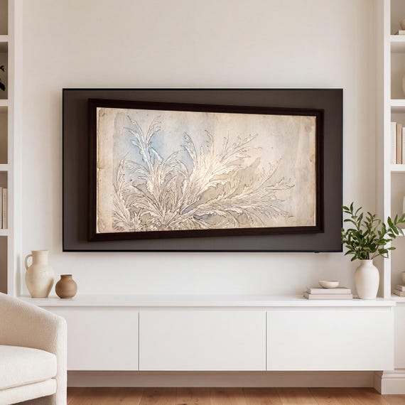 Frost Crystals Samsung Frame TV Art — view 3