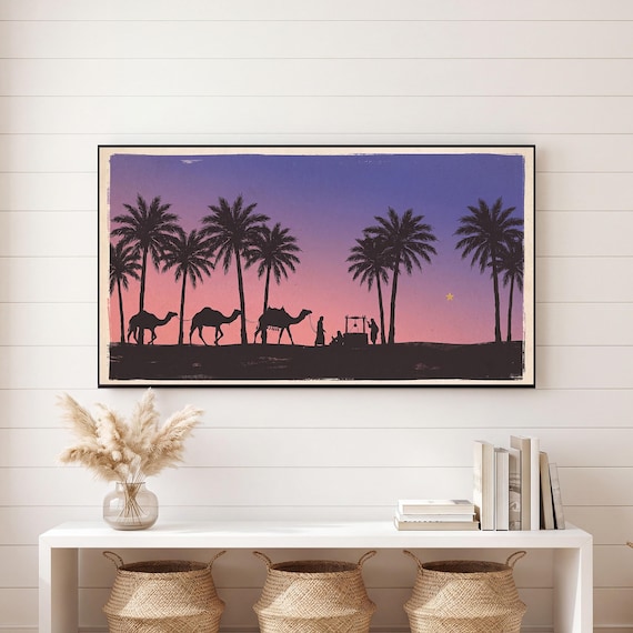 Caravan at the Well Samsung Frame TV Art — view 6