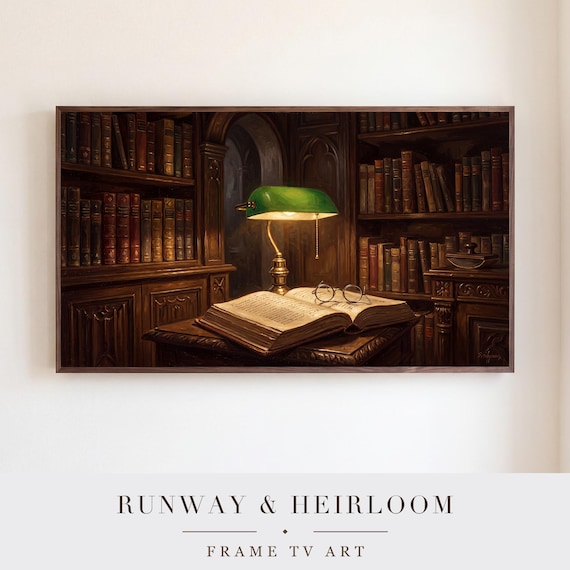 Book and Spectacles Samsung Frame TV Art — view 5