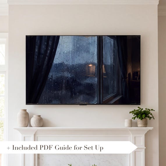 Curtain Edge Samsung Frame TV Art — view 2