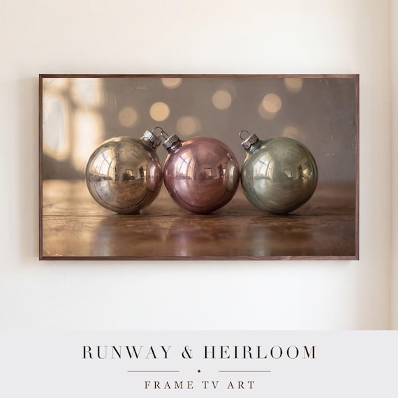 Three Ornaments Samsung Frame TV Art — view 5