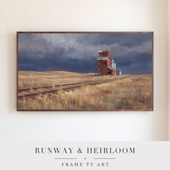 Grain Elevator Samsung Frame TV Art — view 5