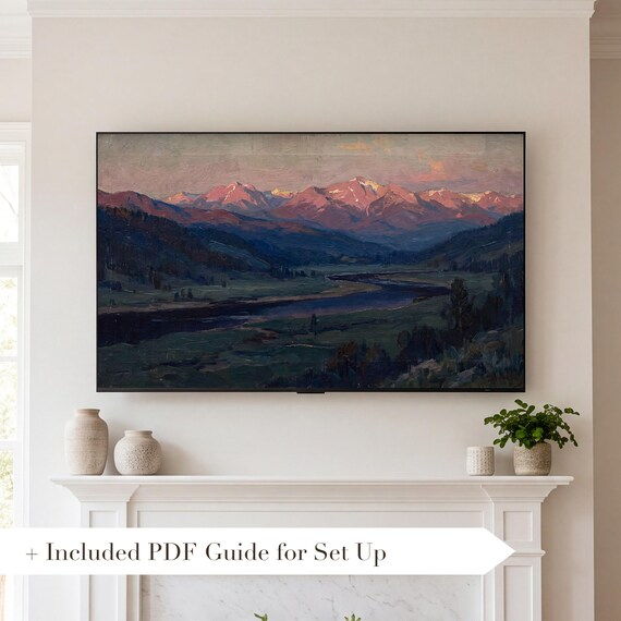 Alpine Valley Samsung Frame TV Art — view 2