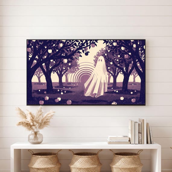 Ghost on the Wall Samsung Frame TV Art — view 6