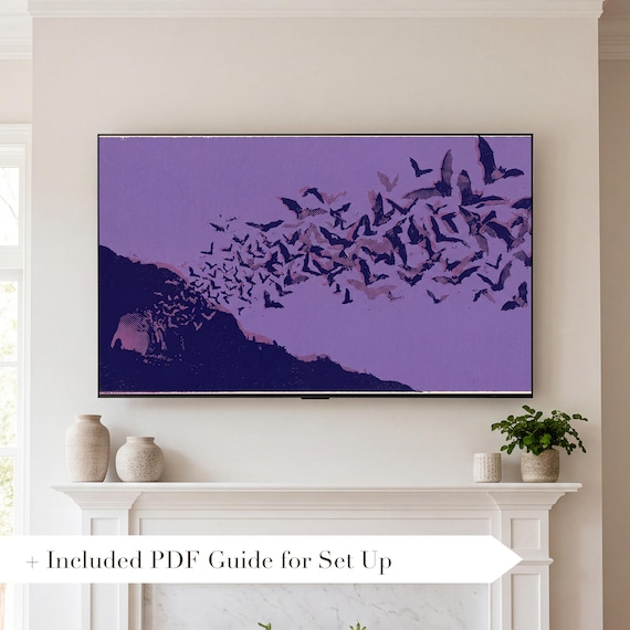Bat Plate Samsung Frame TV Art — view 2