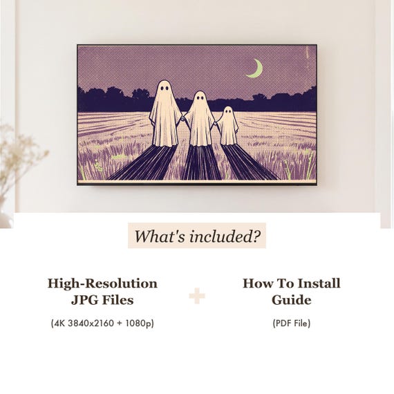 Frame TV Art Bundle 24 Vintage Halloween Ghost & Seance Paintings 4K Download &mdash; view 3