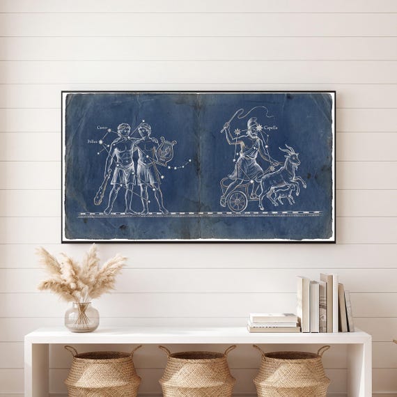 Gemini Star Chart Samsung Frame TV Art — view 6