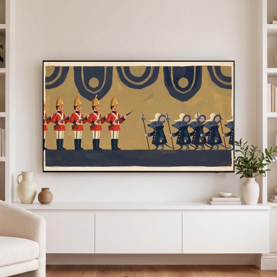 Soldiers and Mice Samsung Frame TV Art — view 3