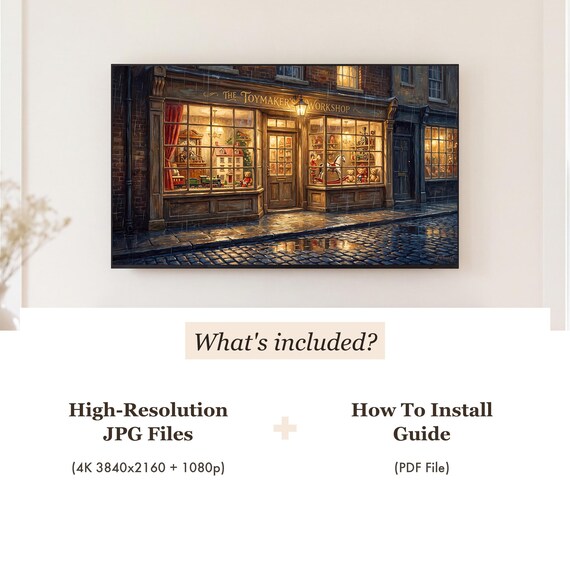 Christmas Toy Shop Samsung Frame TV Art — view 4