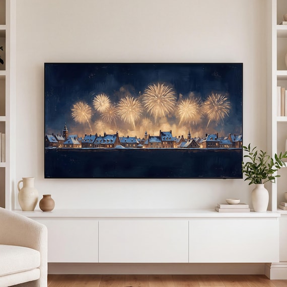 New Years Eve Samsung Frame TV Art Bundle of 6 (4K Digital Download) — view 3