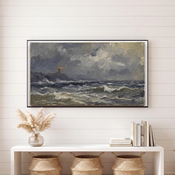 Lighthouse Light from the Sea Samsung Frame TV Art — view 6
