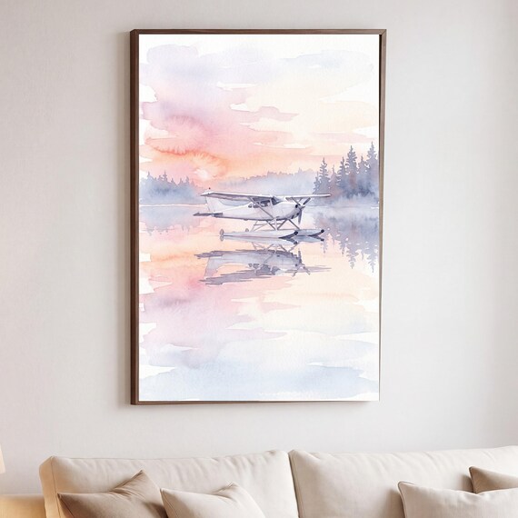 Floatplane at Dawn Print — view 5