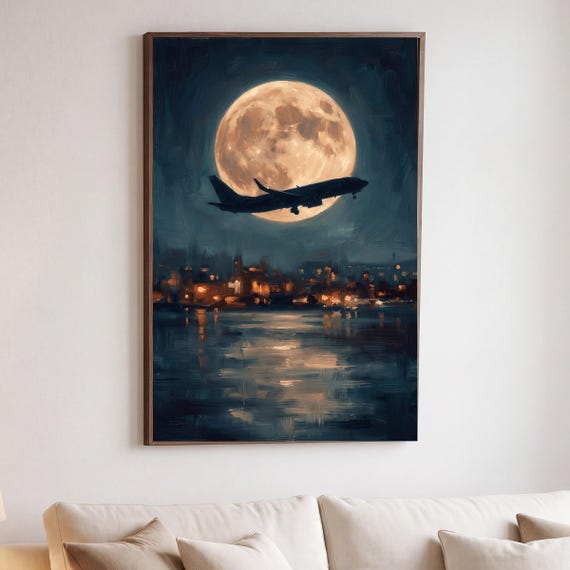 Full Moon Departure Print — view 5