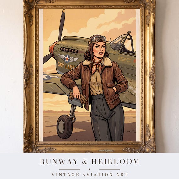 Aviation Pin Up Set of 3 — view 4