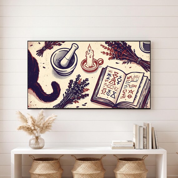 Witch Workbench Samsung Frame TV Art — view 6