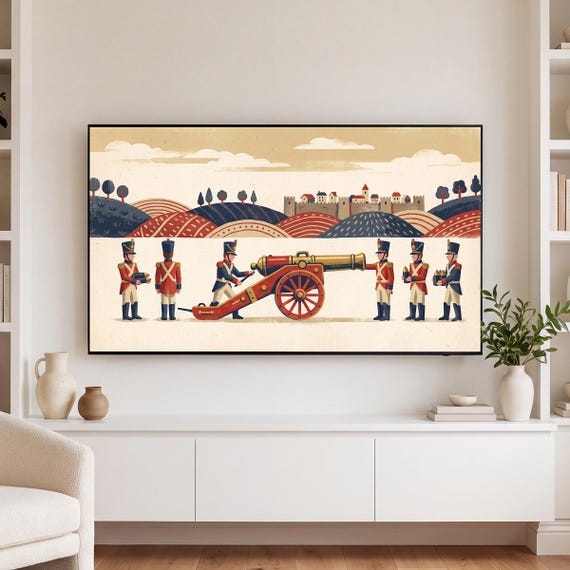 Toy Cannon Crew Samsung Frame TV Art — view 3