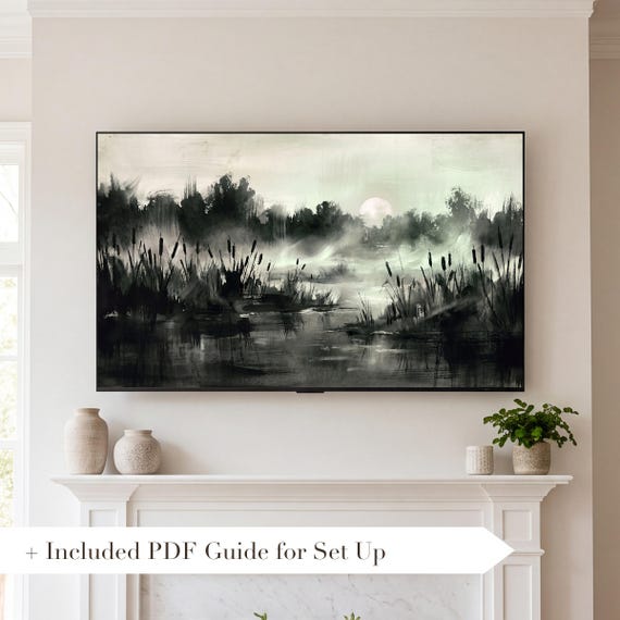 Moonlit Marsh Samsung Frame TV Art Bundle of 6 — view 2