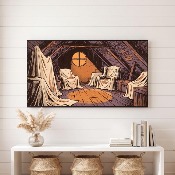Haunted Gatehouse Samsung Frame TV Art — view 6