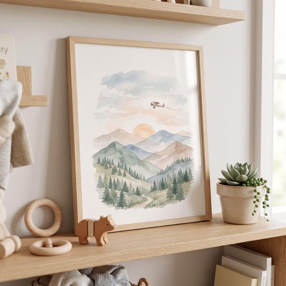Adventure Awaits Nursery Wall Art Printable — view 4