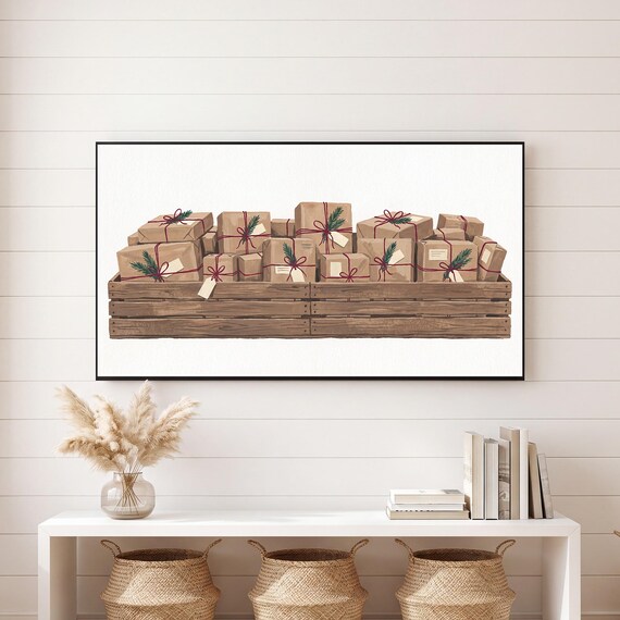 Parcel Crate Samsung Frame TV Art — view 6