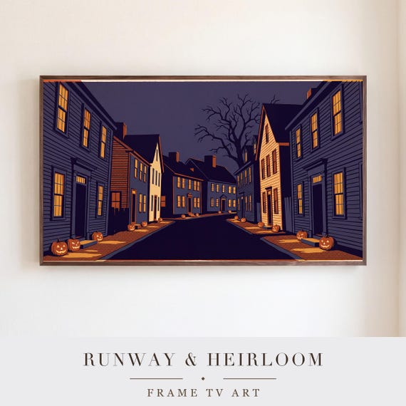 Spooky Town Halloween Samsung Frame TV Art Bundle of 6 (4K Digital Download) — view 5
