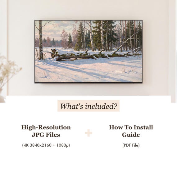 Fallen Log Samsung Frame TV Art — view 4