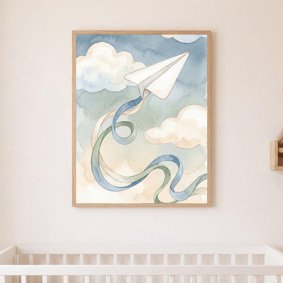 Paper Plane Loop Print โ view 2