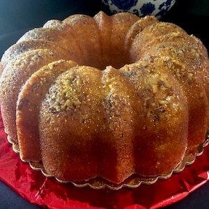 BOOZY "Hawaiian RUM " Cake - Saturated w/Imported Hawaiian Rum ~ Winner @ OC County Fair!