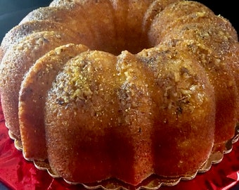 BOOZY "Hawaiian RUM " Cake - Saturated w/Imported Hawaiian Rum ~ Winner @ OC County Fair!