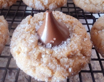 2 DOZEN~ Peanut Butter Blossoms Sealed with a Hershey's KISS!