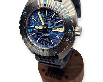 Seiko Mod Captain Willard/Doxa Diver – volledig lume, NH36A automatisch uurwerk