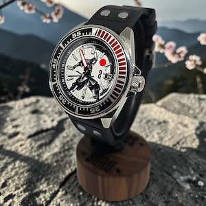 Samurai Automatic Watch – Sapphire Crystal, Custom Dial, Exhibition Caseback – 1 of 1